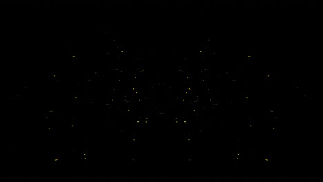 Feuerfunken-Sprengen-Glühende-Partikelanimation-Auf-Schwarzem-Hintergrund